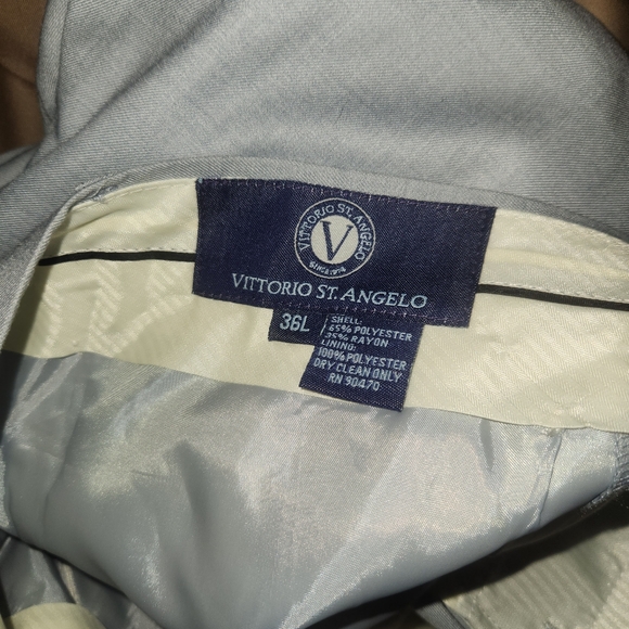 Vittorio St. Angelo Mens Blue Pants 36L - Picture 3 of 3
